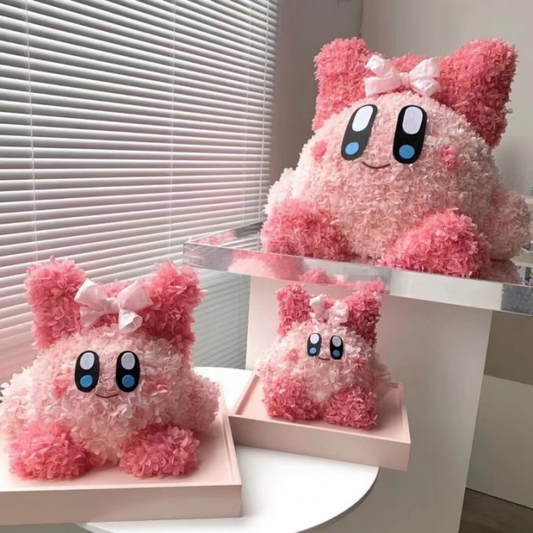 Pink Kirby with Bowknot
