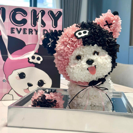 Maltese with Pink Sweet Hat